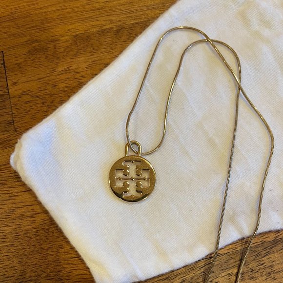 Tory Burch Jewelry - Tory Burch Logo Pendant Necklace